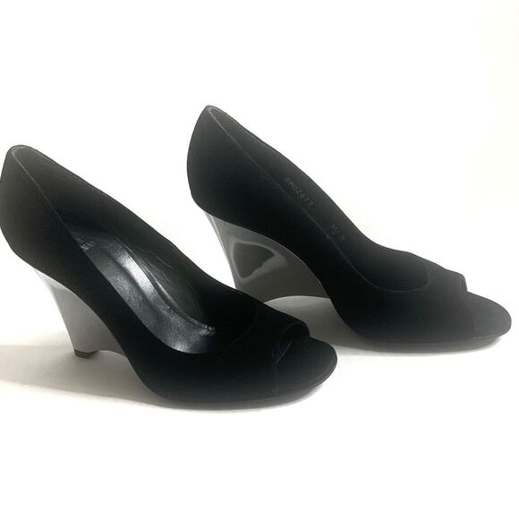 STUART WEITZMAN mirrored Wedges - Picture 1 of 7
